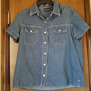 Rebecca Malone | Button down Jean jacket